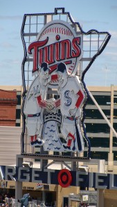 Minnesota Twins Sign - Target Field - Minneapolis, MN